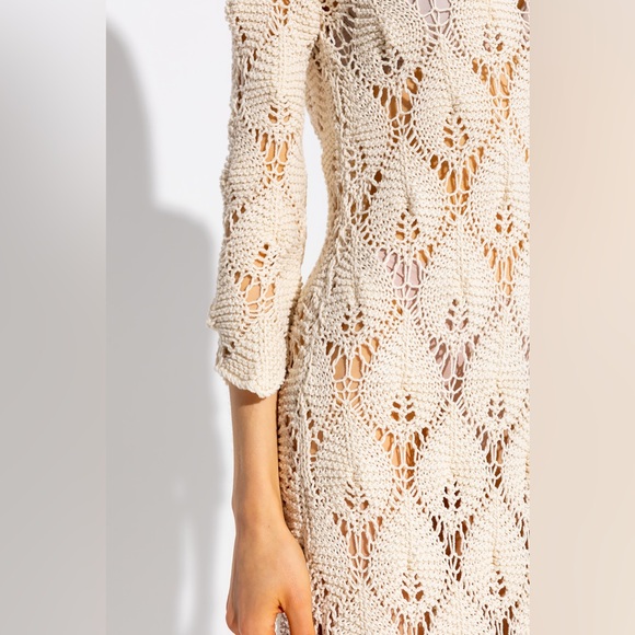AERON SHELA DRESS CROCHET STYLE XXS - Picture 4 of 10